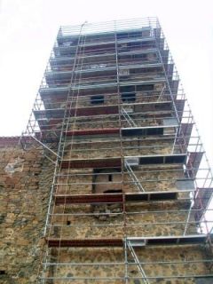 Vista de la torre durante las obras de rehabilitación en el 2009.  - Autor: SÁINZ, Sanda