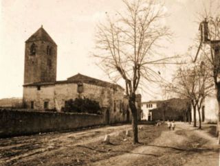 El campanar en 1921 - Autor: SALVANY BLANCH, Josep